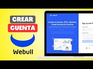 Cómo Crear una Cuenta de Webull (FÁCIL Y RÁPIDO)