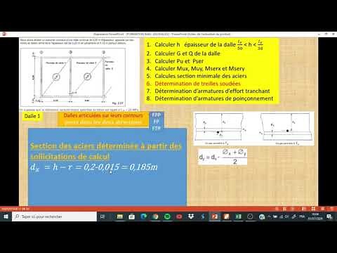 CALCUL DALLES PLEINES CAS 1 PARTIE 2