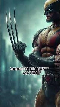 WOLVERINE VS SABERTOOTH #wolverine #vsbattle #versus