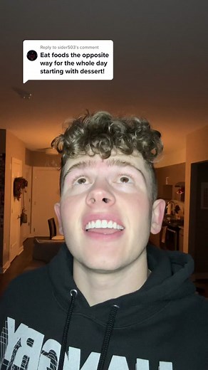 Eating Food in Reverse for a Day Challenge | Breakfast for Dinner!