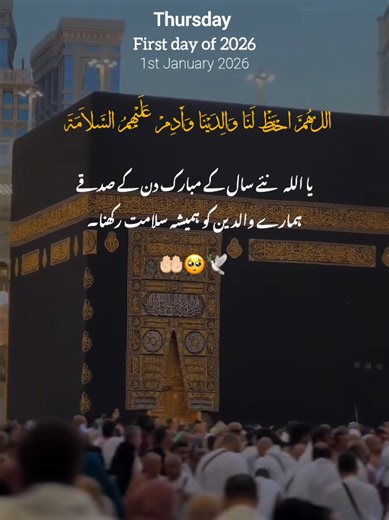 First Day of 2026 ❤️✨ || Repost Request 🤌🏻 || Dua 🥺💗 || 1st January 2026 🍁💫 || New Status Video 🌸🕊️ #explorepage✨ #creatorsearchinsight #kamkibat #onedaygotomakkah #instagramreels @TikTok