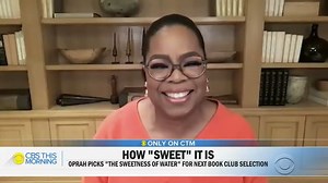 Oprah Winfrey's latest selection for Oprah's Book Club is... "The Sweetness of Water,” which takes place in the days after the Emancipation Proclamation. Tony Dokoupil sat down with author Nathan Harris as Oprah announced her pick. | CBS Mornings