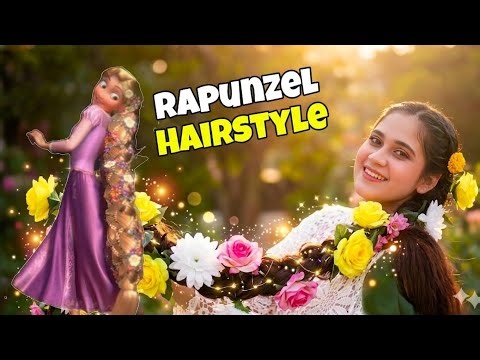 THE MOST MESMERIZING RAPUNZEL HAIRSTYLE