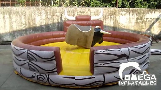 Mechanical bull, full set is $3590 for sale, contact us to order now. | Omega Inflatables Factory