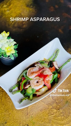 Delicious Shrimp Asparagus Stir-Fry - Thai Tanium