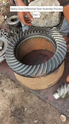Heavy-Duty Differential Gear Assembly Process