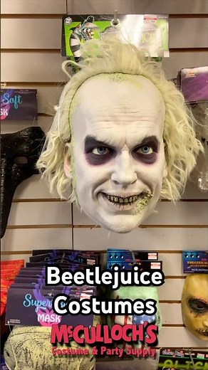 Beetlejuice Costumes, Masks and Wigs. #shortvideo #costume #short