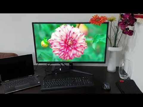 Samsung UJ59 U32J59 4K UHD Monitor unboxing