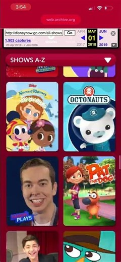 DisneyNow Shows