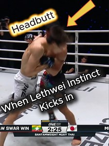 😂When Lethwei Instinct Kicks in during a Muay Thai fight In the clip, Lethwei fighter Kyaw Swar Win accidentally headbutted Muga Seto and instantly recognized the mistake and apologized. #Kyawswarwin #Lethwei #headbutt #bruceaung | Bruce Aung