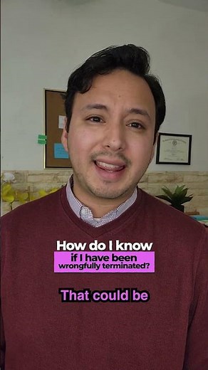 How do I know if I have been wrongfully terminated