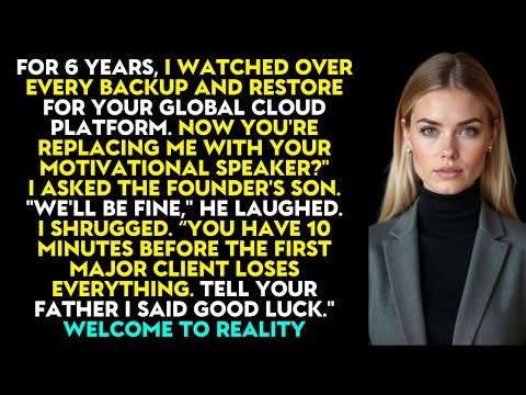 They Replaced Me With a Motivational Speaker. I Let Their Billion-Dollar Cloud Crash