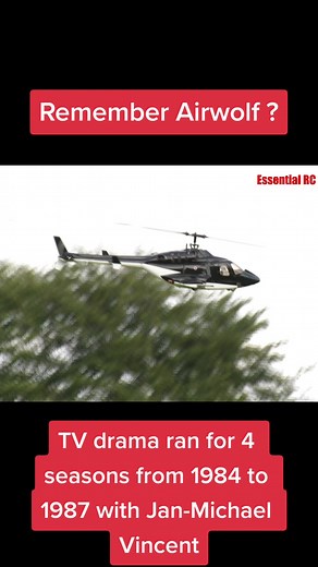 Airwolf RC Helicopter - Cult TV Series Replica