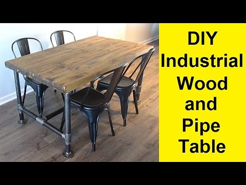 Build This DIY Industrial Table with ONE Tool!