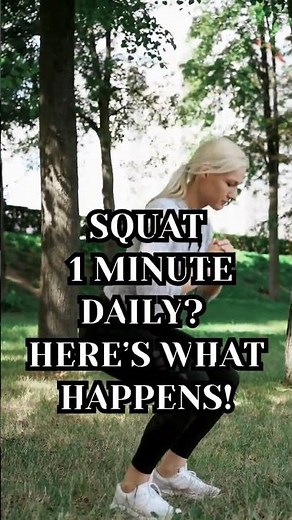 1 minute squat benefits