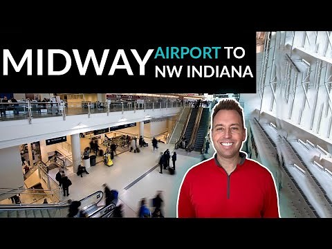Midway Airport, Chicago - COMPLETE VIDEO TOUR (Driving to, Parking, Shuttle, Check-in, Gate Tour)