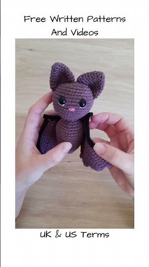 How To Crochet A Bat Step By Step Tutorial @MummaJCrochet