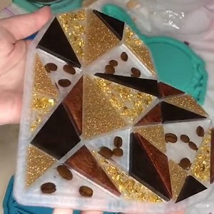 1.6M views · 31K reactions | These coffee resin designs are so beautiful and satisfying to watch! ❤️☕️ | Ultimate | Facebook