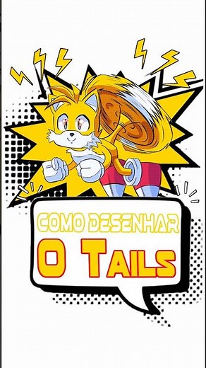 Como Desenhar o Tails #desenho #sonic #sonicthehedgehog #drawing #desenhando #speedpaint
