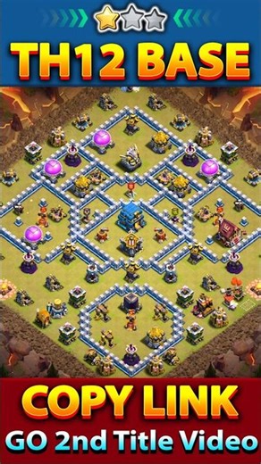 *TESTED* TH12 CWL & WAR BASE WITH LINK | TH12 1 STAR WAR BASE | ANTI 1 STAR TH12 LEGEND BASE | COC