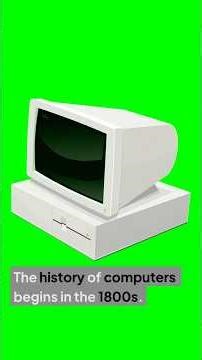 The Evolution of Computers: A Journey Through Time #ai #history #tech #viral #shorts