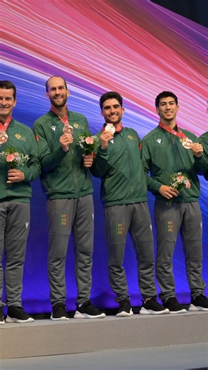 25K views · 9.6K reactions | Pure focus! ‍ Hear every gasp and mat touch as @ferreirapedro17 helps Portugal to team bronze in the Men’s Trampoline Team Final at the @traworlds2025  Today | 11:55 CET  Watch the last day LIVE + replays & highlights FREE on Eurovision Sport! | Eurovision Sport | Facebook