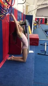 Want better back walkover and handsprings? Sometimes it's less about doing crazy complicated drills, and more about the basics. For example, this kneeling back bend drill is helpful to learn 1. Where the eyes should look between the hands 2. How to open the shoulders and upper back 3. How to brace the core 4. How to use the glutes to open the hips 5. How to use the entire body to help take pressure off the back Give it a shot and hope it's useful for you! | SHIFT Movement Science and Gymnastics 