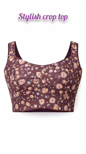 Wine Purple Crop Top Palazzo Outfit 2026 | Trending Girls Fashion #shorts