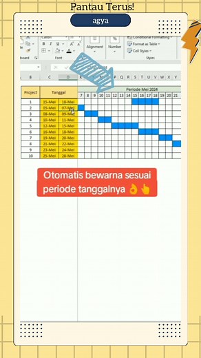 Tutorial Membuat Visual Timeline di Excel