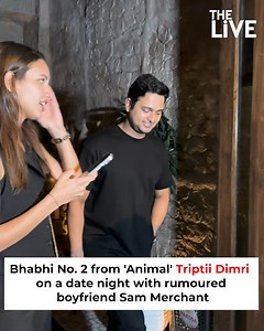 WHAT! THIS is Triptii Dimri's Boyfriend! Rumor has it that Triptii Dimri, the breakout star from 'Animal,' is dating model-turned-businessman Sam Merchant. 🌟💕 #TriptiiDimri | The Live