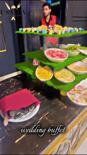 Where flavors meet elegance ✨ Our wedding buffet setup, crafted to impress and serve excellence at every table. 🍽️💍 Trust Usama Catering to make your big day unforgettable. . . . . . . . . . . . . . #UsamaCatering #WeddingBuffet #WeddingCatering #ShaadiSetup #LuxuryWedding WeddingVibes DesiWedding EventCatering WeddingFood BuffetGoals ShaadiSeason WeddingInPakistan CateringServices | Usama Catering & Event Services