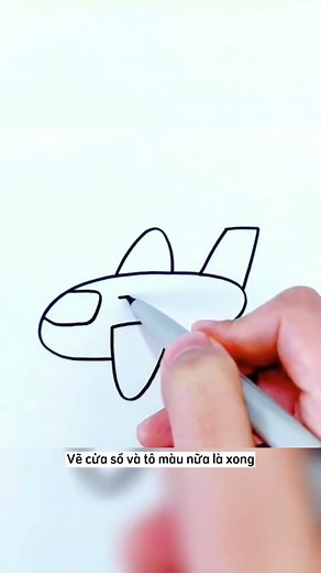 64K views · 479 reactions | Vẽ máy bay✈✈ Bên em có dạy vẽ cho các bé bằng song ngữ tiếng anh hoặc tiếng việt #vẽtranh #vẽ #vetranh #huongdanve #fyp #xuhuong #foryou | How To Draw | Facebook