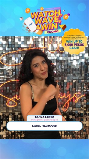 5,000 PESOS?! OO BA! Sali na sa 'Watch, Wave and Win' Promo! Manood lang ng iyong mga paboritong GMA shows at hintayin ang signal to WAVE your phone using the mobile app. Madali lang, right?! Kaya sali na! 💙 Promo runs from February 10 - March 23, 2025 For more details, visit www.gmanetwork.com/WatchWaveWinPromo | GMA Network