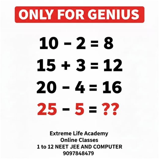 Simple Math Quiz Puzzle | Can You Solve It? 🤔 | Brain Teaser Challenge Think you’re good at math puzzles? 🧠 Here’s a tricky brain teaser: 2 3 = 10 8 4 = 96 7 2 = 63 6 5 = 66 9 5 = ??? Can you find the hidden pattern before I reveal the answer? Drop your answer in the comments and see if you got it right! 👉 Don’t forget to LIKE 👍, SHARE 🔄, and SUBSCRIBE 🔔 for more fun riddles and puzzles every week! #MathQuiz #BrainTeaser #PuzzleChallenge #Riddles --- math puzzle, brain teaser, math quiz, r