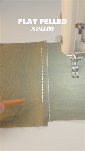 ymperfect studios | Flat felled seam is one of the most used seams when we want to avoid overlocker (or don't have it at all 😅) It is super easy to do as well... | Instagram