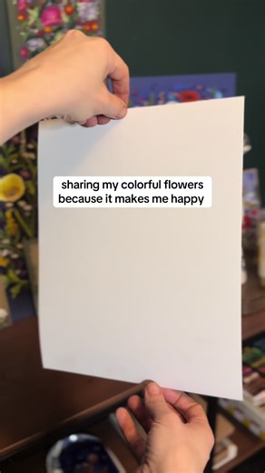 Colorful Flowers Dancing in the Warm Sun