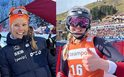 Likteņa māsas slēpošanā: Eiduka un Ģērmane pēc smaga posma noskaņojas uz cerīgas Itālijas nots