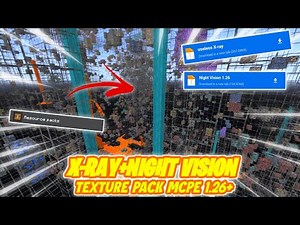 ACHIEVEMENTS ON TEXTURE PACK X-RAY+NIGHT VISION MCPE 1.26 | X-ray mcpe 1.26 - night vision mcpe 1.26