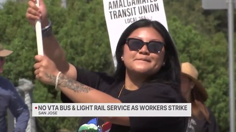 No VTA bus and light rail services as workers strike on Day 1: 'I got things to do, and I can’t do it'