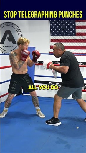 Stop TELEGRAPHING Punches! #boxing #training #technique