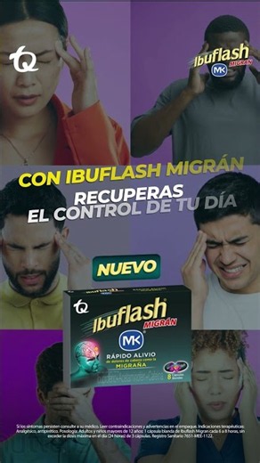 Nuevo Ibuflash Migrán llegó a Ecuador para devolverte el control