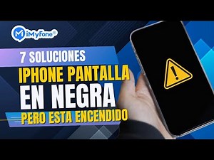 🚨 iPhone con pantalla negra pero funciona ✨ ¡Soluciónalo en 7 pasos!