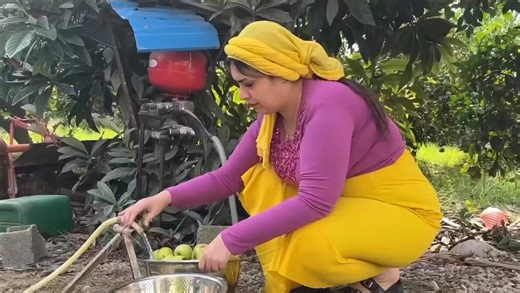 Rural Cooking with Fresh Apples 🍎 | Traditional Village Life in the Countryside | Traditional Cooking
