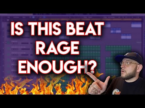 How to make a Rage Type Beat in Logic Pro X | Making a beat from scratch in Logic