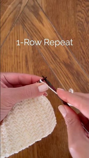 No-Purling: Just Knit 3 Stitches- One Row Reversible Pattern