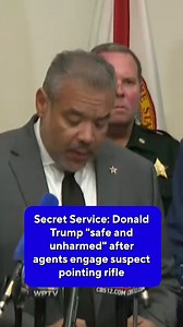 263K views · 2.8K reactions | A representative from the Secret Service says former President Donald Trump is "safe and unharmed" after an incident at his Florida golf club, which the FBI said appears to be an assassination attempt. He says Secret Service personnel "opened fire on a gunman located near the property line," and an investigation in ongoing. | CBS News | Facebook