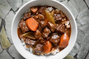 SHTF Food Storage Meals: Beef Stew and Rice