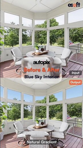 Autopix by Esoft - The best AI photo editing with Blue sky transformation
