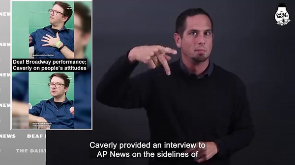 31K views · 1K reactions | Deaf News Briefs: Deaf Broadway performance; Caverly on people’s attitudes; Abigail Heringer shares why she doesn’t know ASL Transcript: www.dailymoth.com/blog/deaf-broadway-performance-abigail-heringer-on-asl | The Daily Moth | Facebook