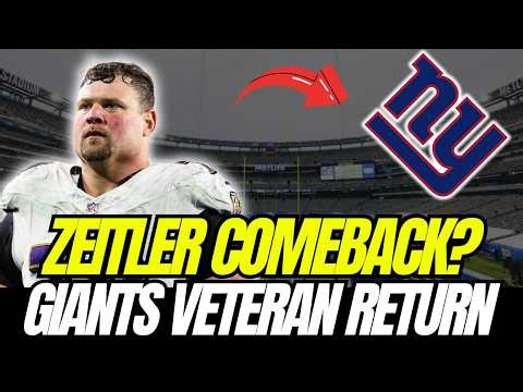 🚨😱 Giants Could Bring Back Veteran Kevin Zeitler In Key Move! NEW YORK GIANTS NEWS TODAY